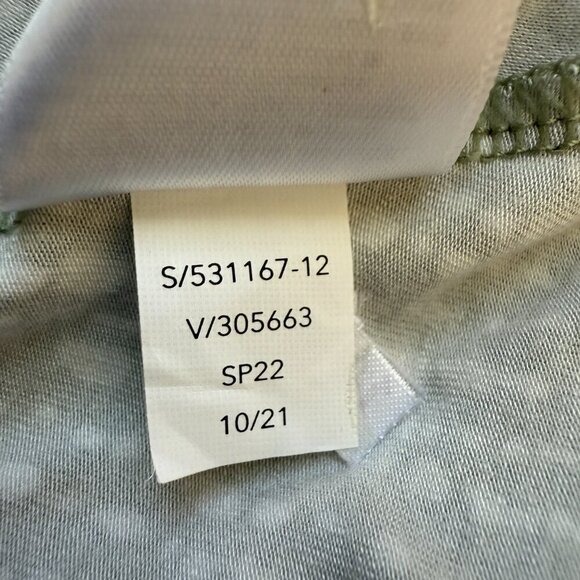 Athleta Santorini Thera Printed Dress Women's ST Small Tall Green UPF 50 Active - Picture 14 of 14